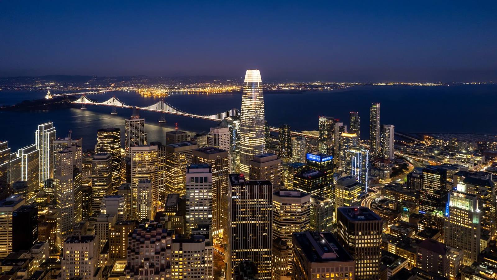 Night City Salesforce Tower