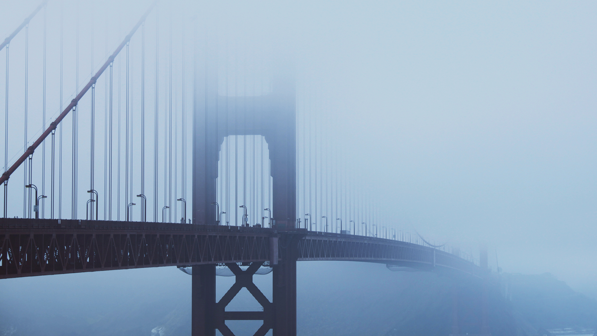 Denmark in Silicon Valley San Francisco Golden Gate Bridge fog